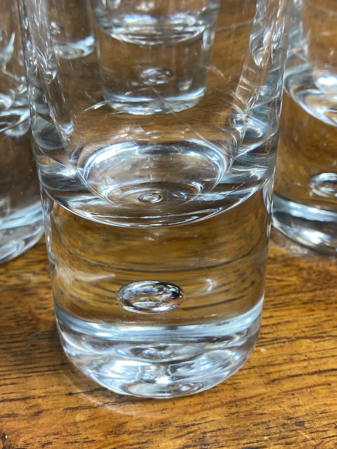 Six Kosta Boda long drink glasses, Sweden