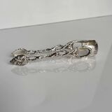 Silver Sugar Tongs | Branch & Foliage Pattern