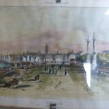 Under glass lithograph of F. d'Andiran