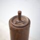 Vintage standing ashtray, push ashtray, brutalist ashtray, metal ashtray, end of sofa