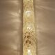 Pair of large vintage brutalist wall lights, murano glass