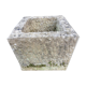 carved stone flower tray in 1950 square
