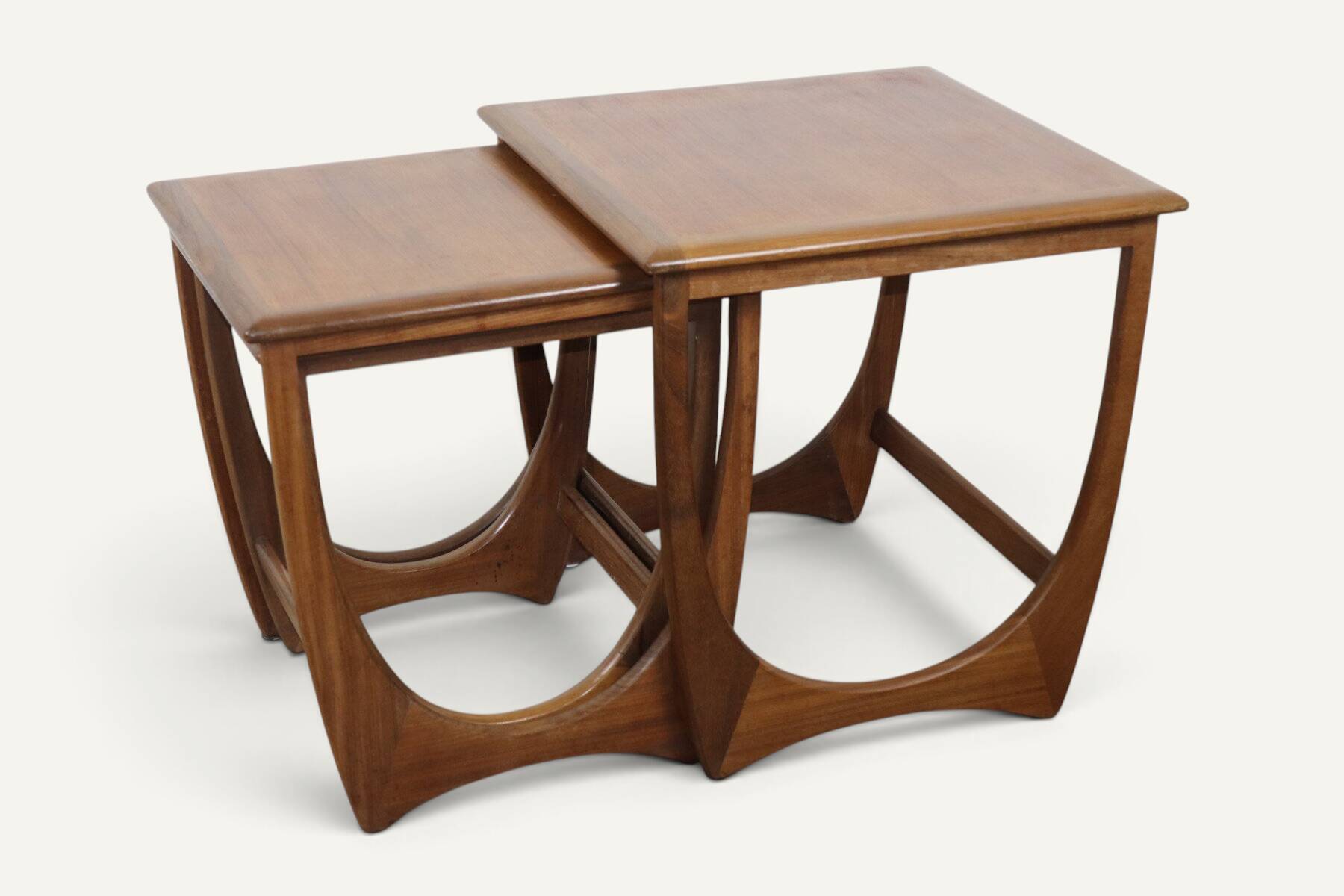G-Plan teak nesting tables, 1960s.