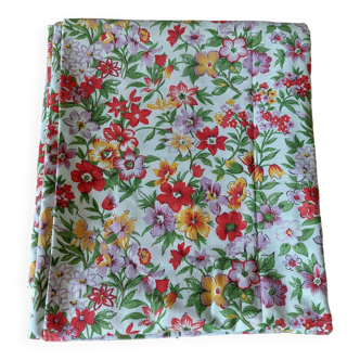 Vintage duvet cover floral cotton fabric 73 x 107 cm