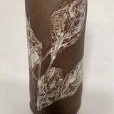 Vintage signed terracotta vase