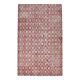 7x11 Brick Red & Beige Persian Vintage Rug, Floral Bohemian Decor,207x333Cm
