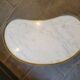 Carrara marble kidney table