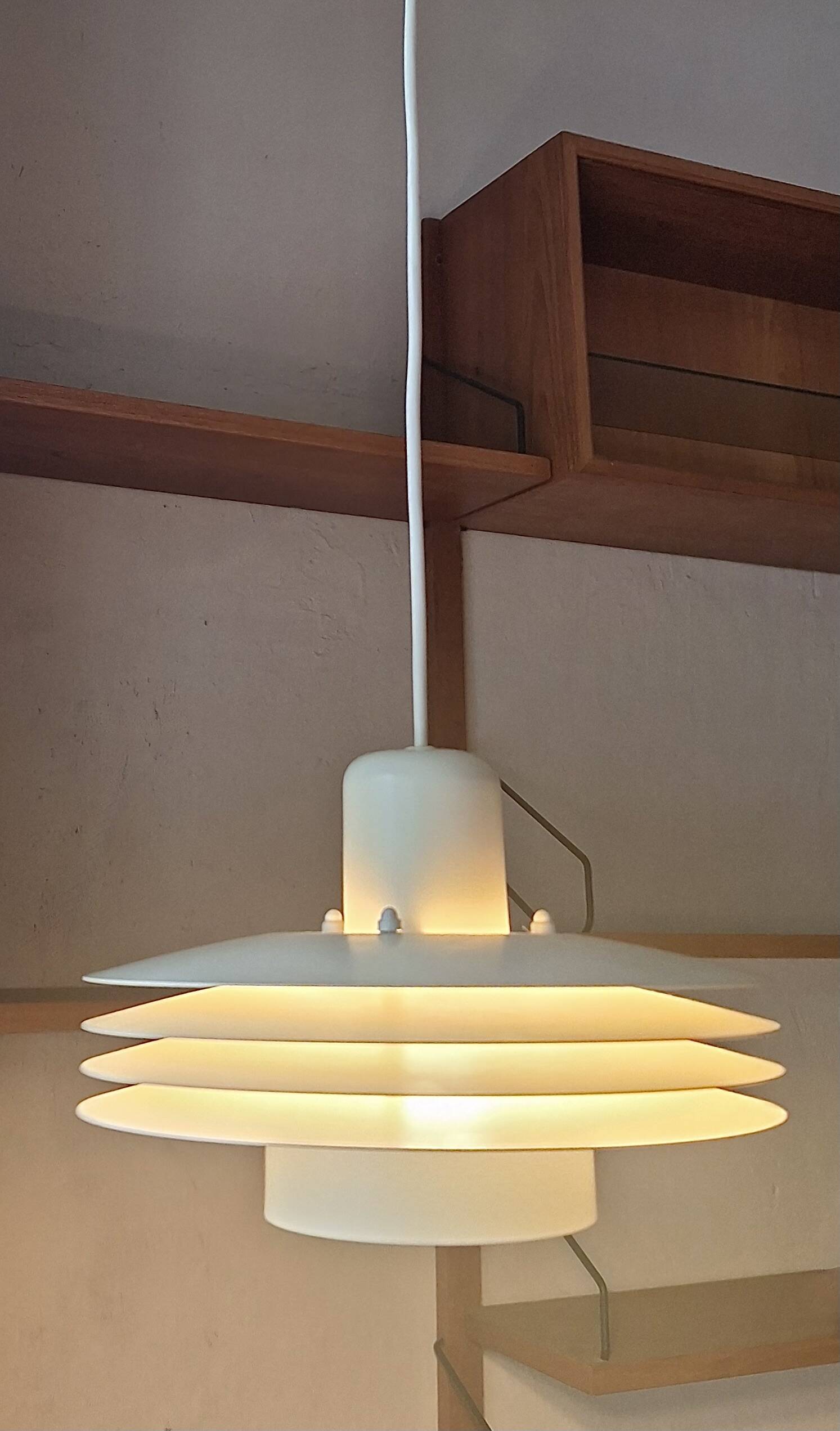 Horn Belysning pendant lamp, Denmark 1980s