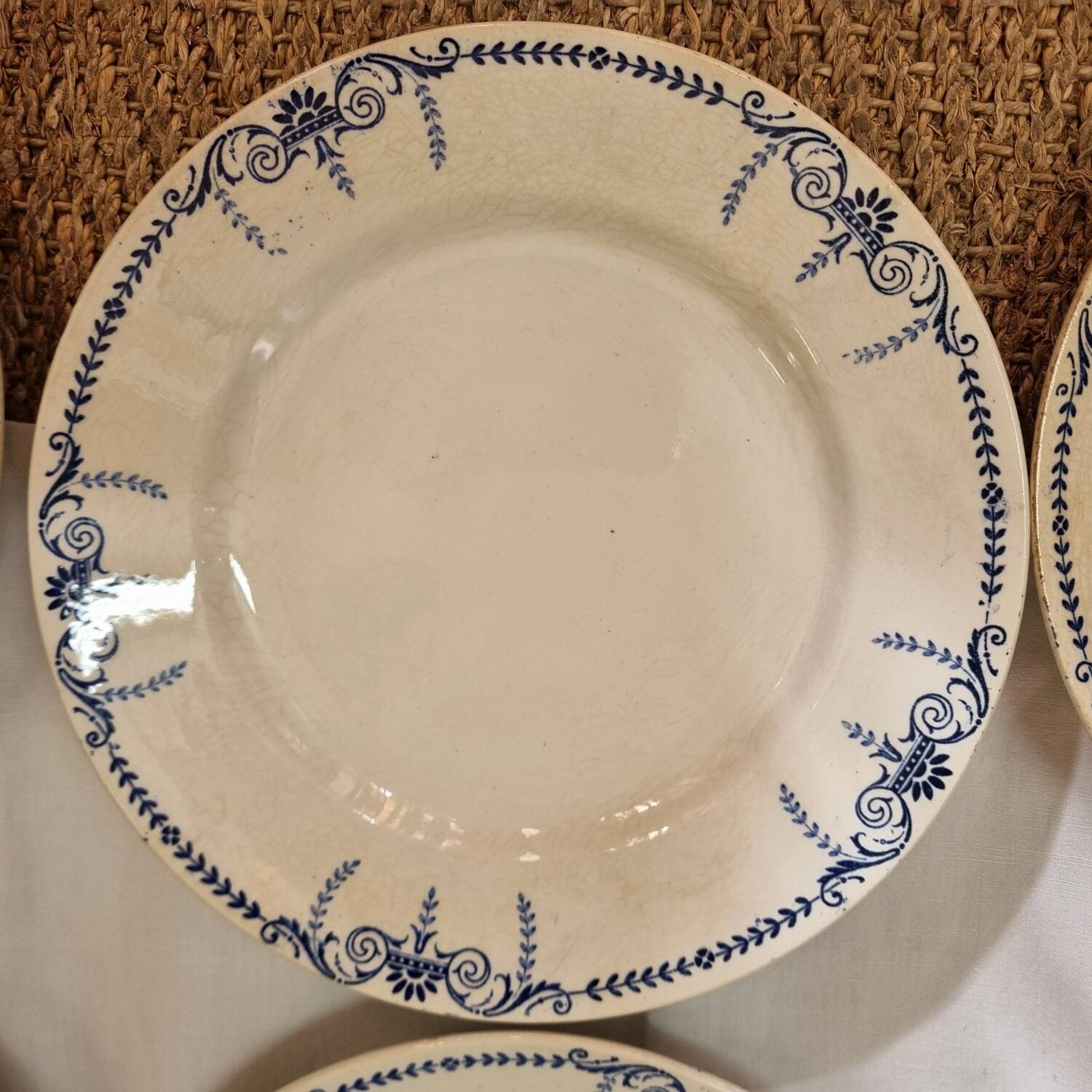 Lunéville plates Austerlitz model from 1890