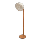 Danish pine articulated floor lamp