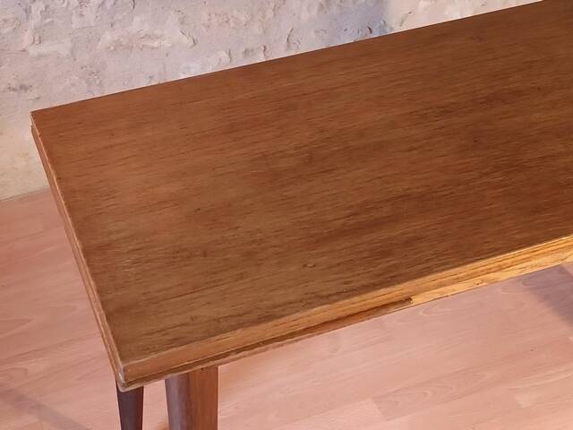 Dining table or desk sam demi-siècle edition 50s solid wood