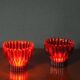 Bougeoirs en Verre "Crown" par Sigvard Bernadotte pour Lindshammar
