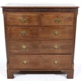 Antique oak cabinet with 5 drawers