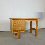 Bureau en pin 1970 et sa chaise