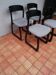 Set de 4 chaises traineau 1970