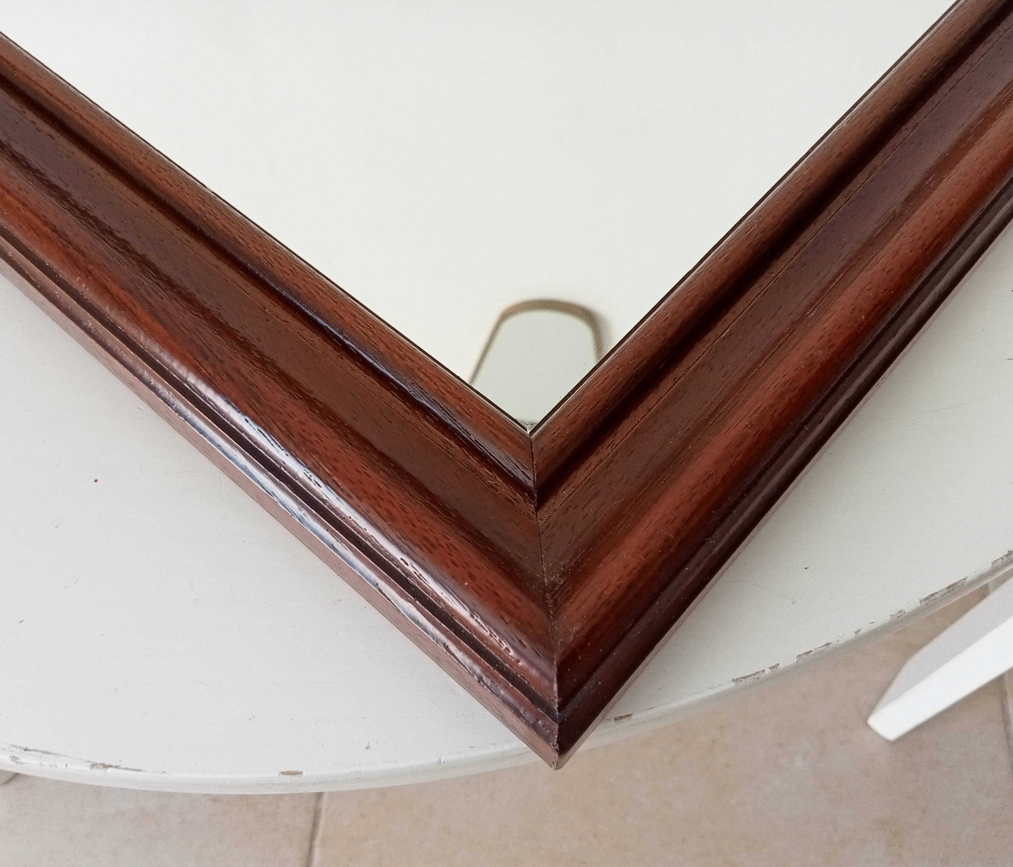 Vintage rectangular mirror from the 70s/80s.