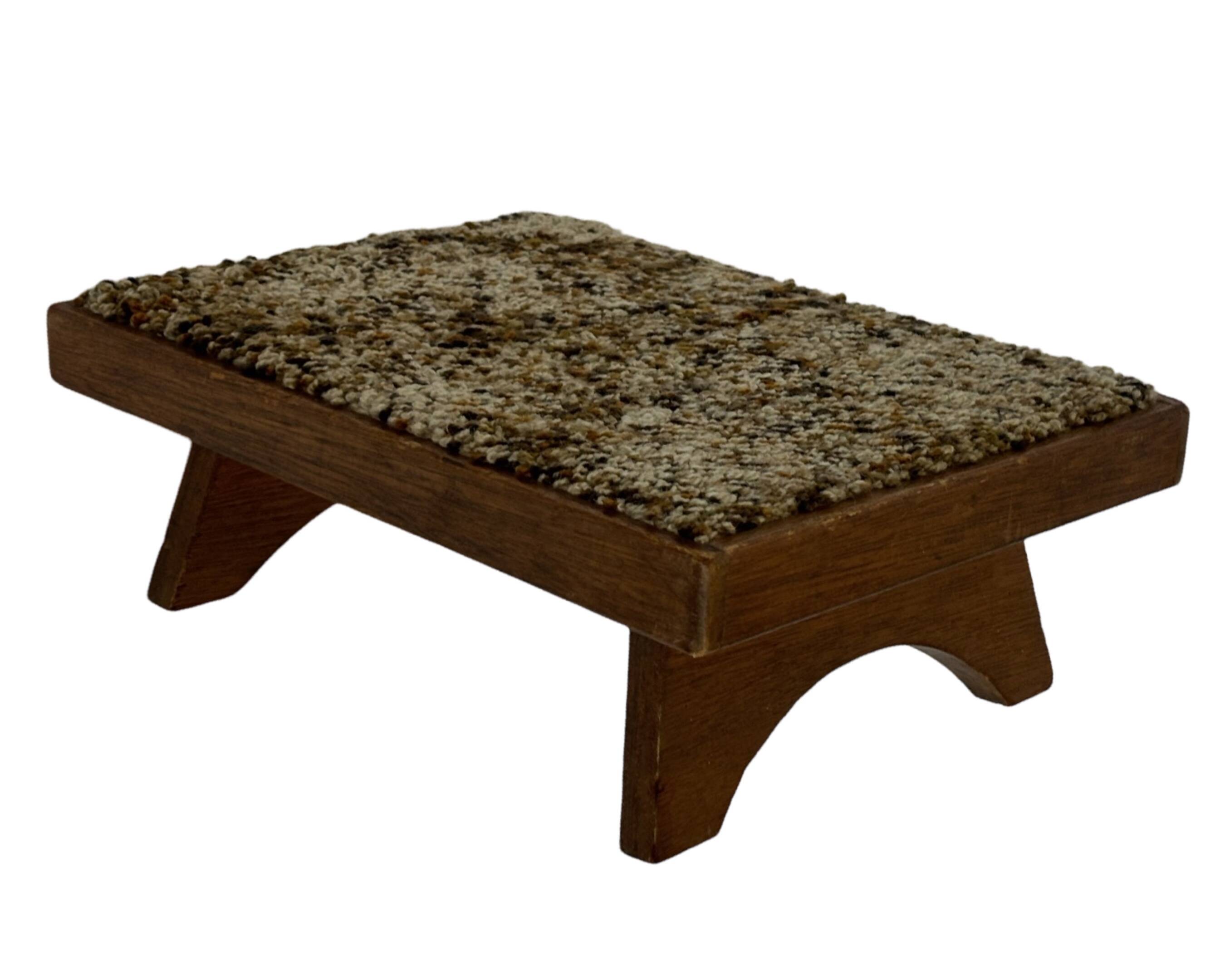 Vintage footstool 60's minimal stool low model