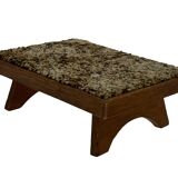 Vintage footstool 60's minimal stool low model