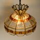 Beautiful large heavy 1960s Italian PoliArte glass ceiling lamp | Ø 52cm