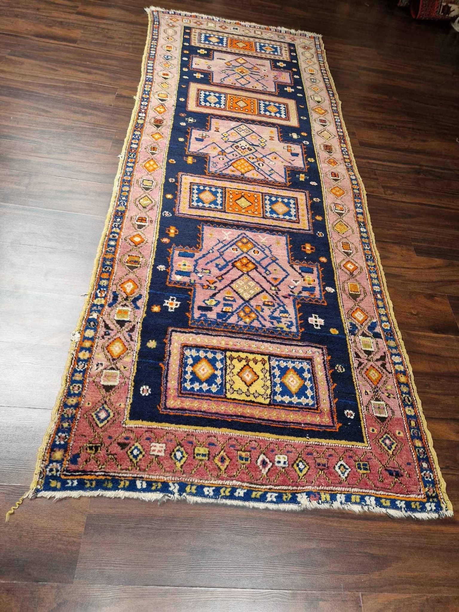 Antique Kalkaz carpet, 1920, wool on wool, 120/320 cm.