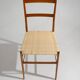 6 Superleggera dining chairs by Gio Ponti for Cassina, 1970’s