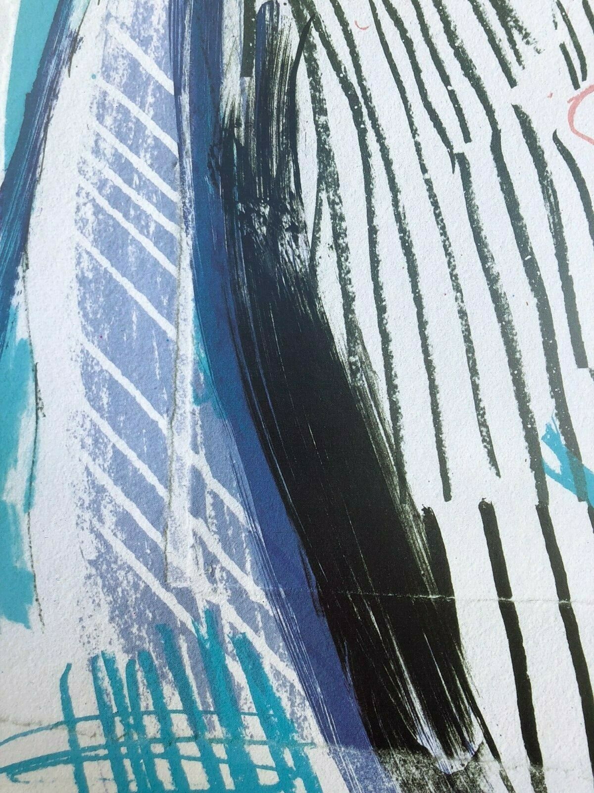 David Hockney  vintage offset lithograph, picasso styled for vogue