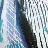 David Hockney  vintage offset lithograph, picasso styled for vogue