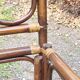 Double bed bamboo and rattan, vintage, 60s