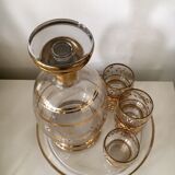 Carafe set, glasses and tray