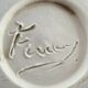 Plate "flower" old mill Perot ceramic Vallauris