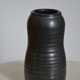 Matte black vase Japandi style - minimalist