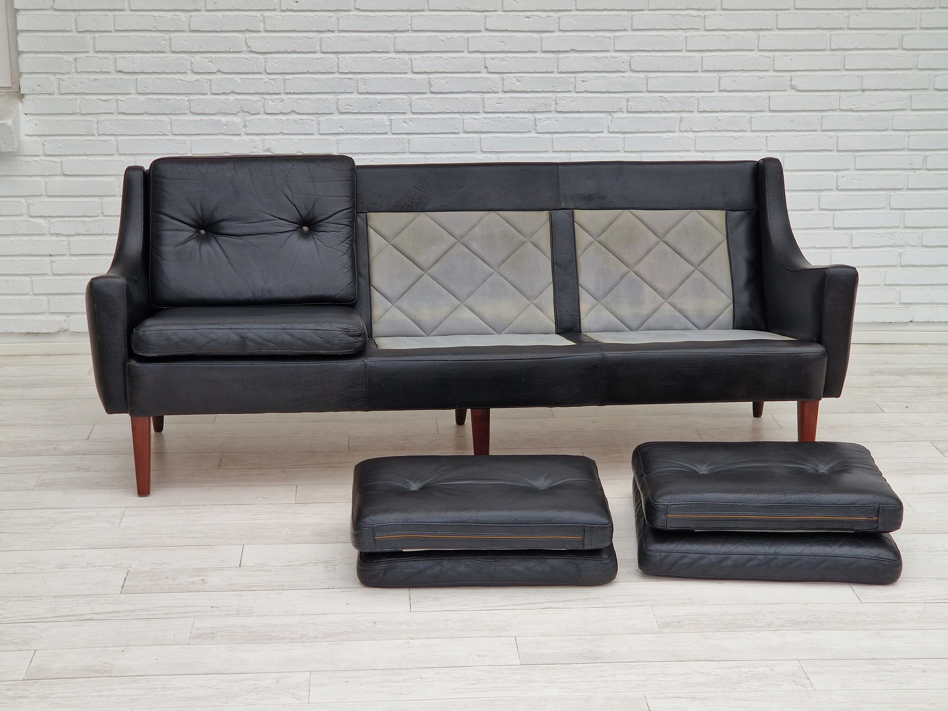 Sofa Vejen Polstermøbelfabrik, 1970s, Danish design