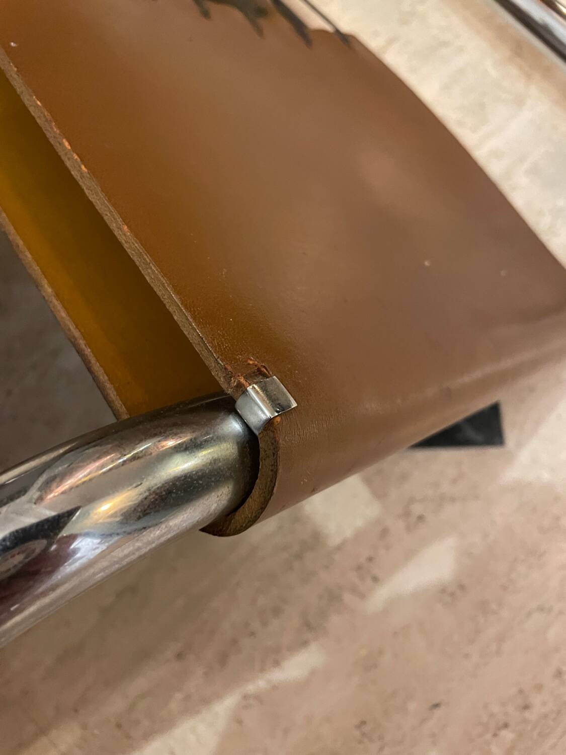 Set of six vintage MR 10 Mies Van der Rohe Knoll chairs