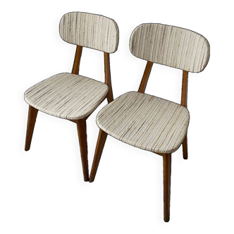 Paire de chaises scandinave