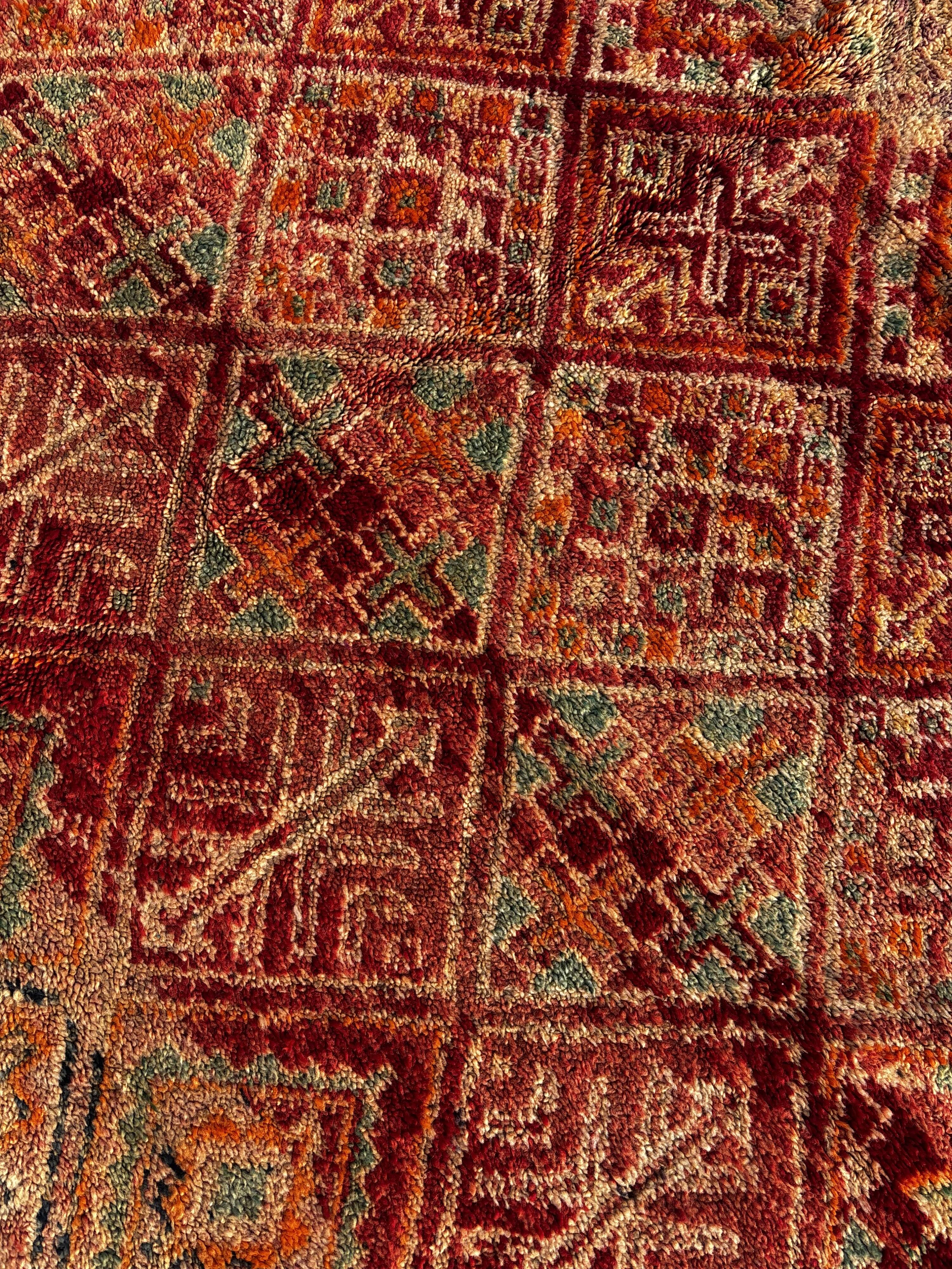 Vintage Boujad Berber rug
