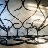 Wrought iron magazine rack