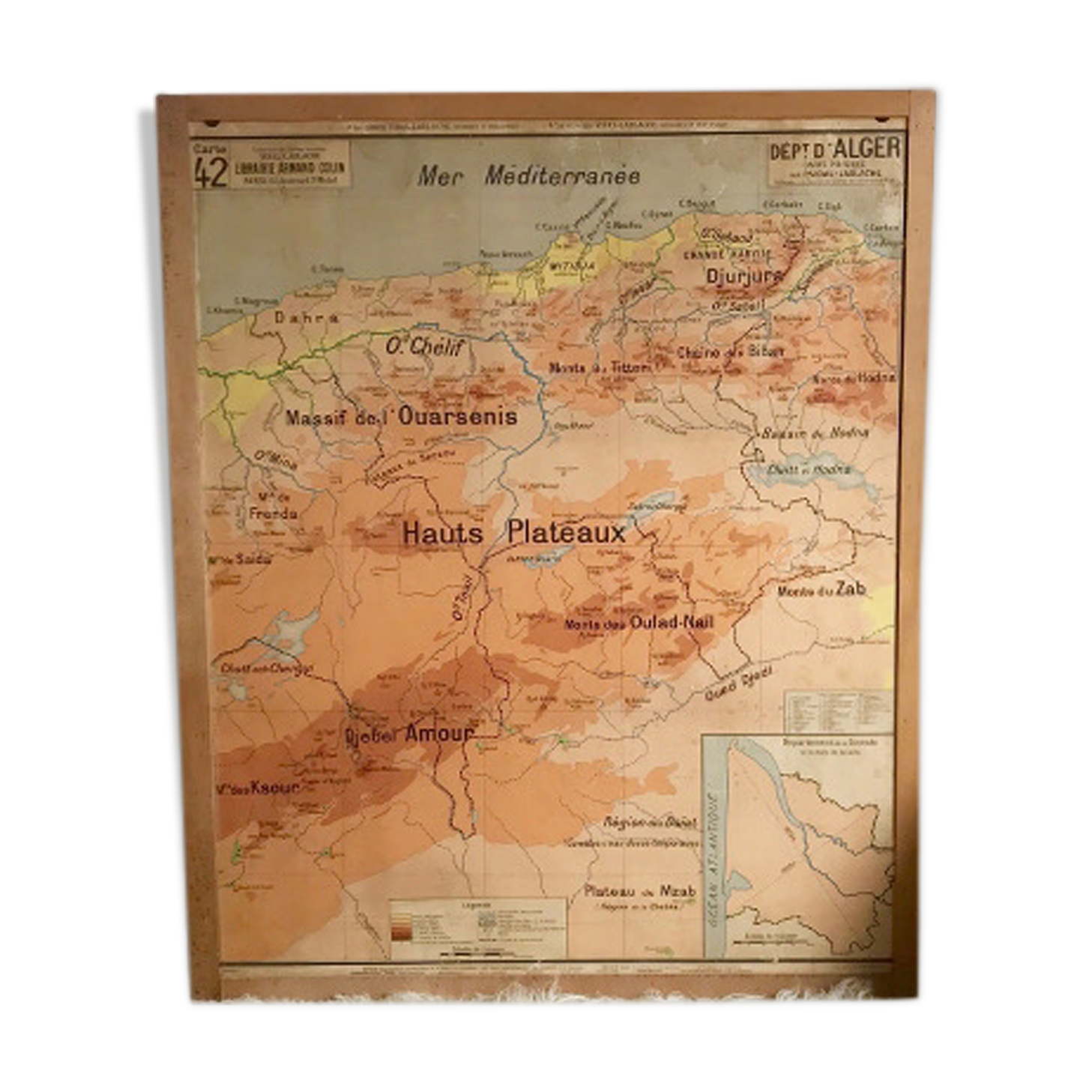 Vidal Lablache 42 Algiers School Map