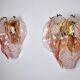 Pair of appliques Mazzega Murano, Italy, 1970