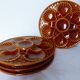 4 vintage oyster plates from Longchamp porcelain 210790