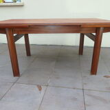 Rectangular dining table in vintage teak