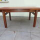 Rectangular dining table in vintage teak