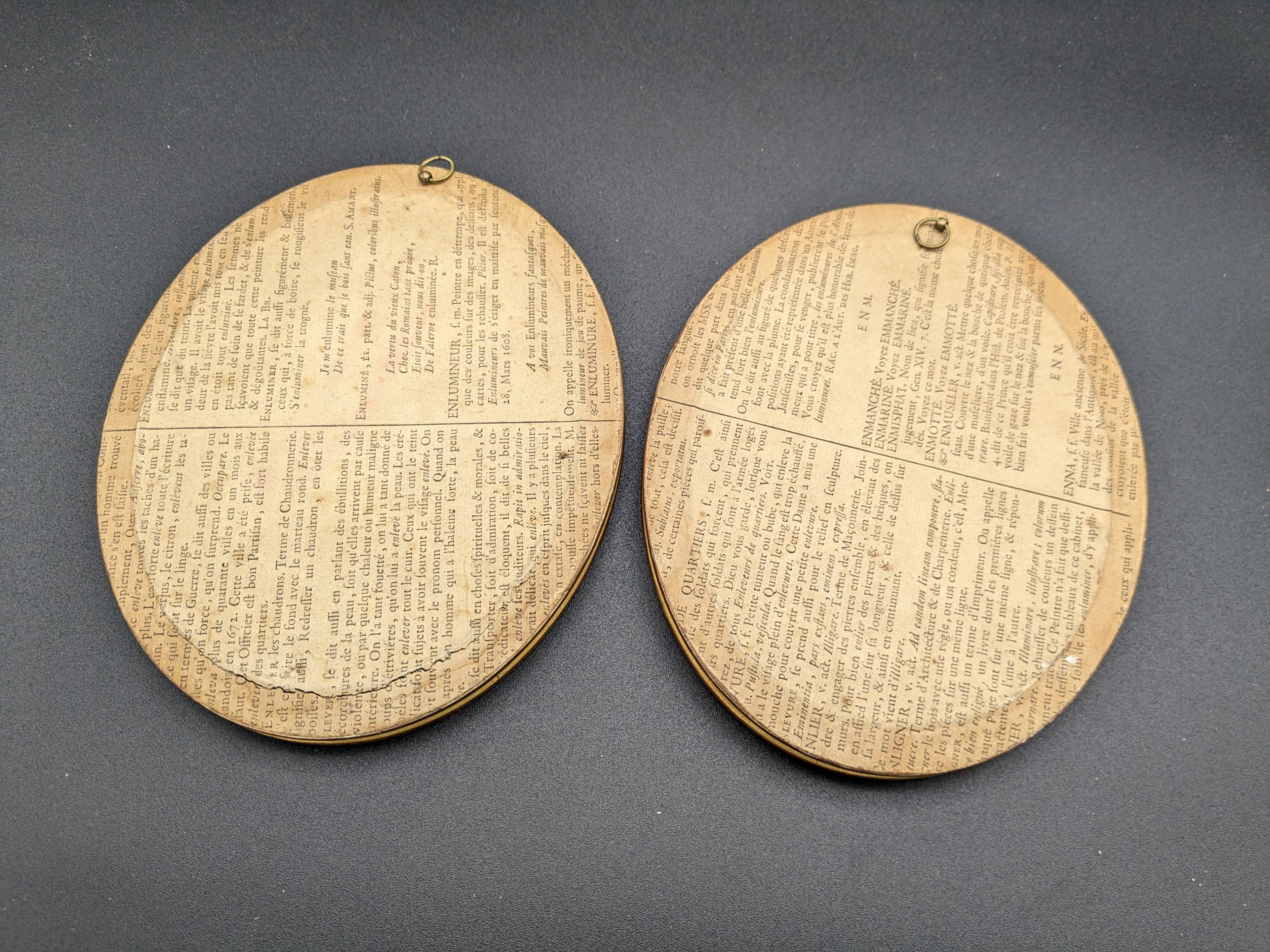 Pair of engravings Diane au bain XIX th gilded wood frame