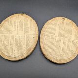 Pair of engravings Diane au bain XIX th gilded wood frame