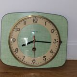 Beroz green formica wall clock