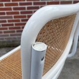 Set of 4 Cesca b32 model chairs in white