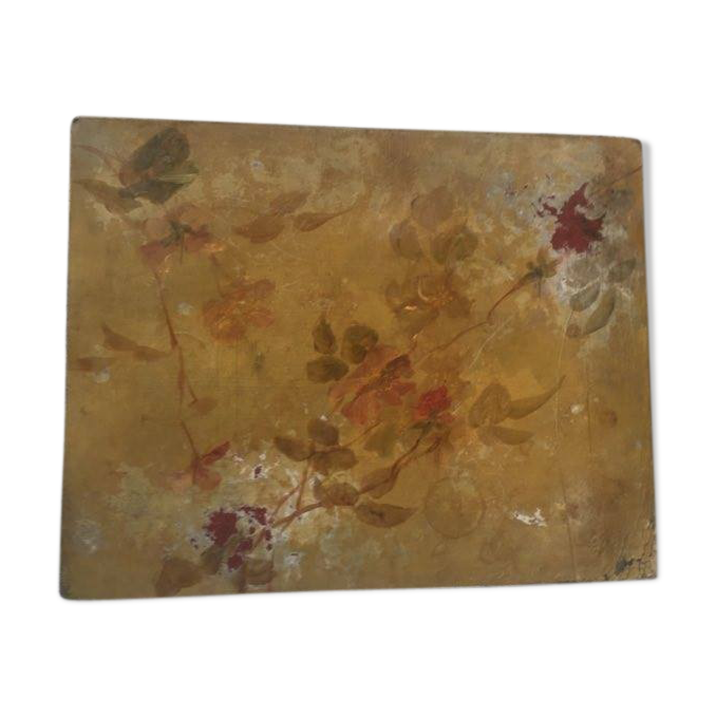 Ancient oil on rigid support