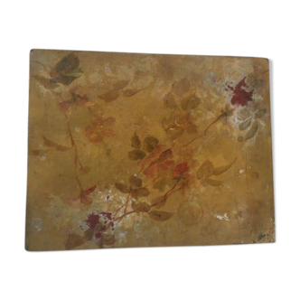 Ancient oil on rigid support