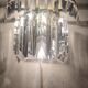Glass wall lamp. Italy, 1950s