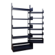 Restored Congresso modular metal bookcases LIPS VAGO 1970s, set of 2