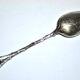 Set of 6 mocha coffee spoons in silver metal RENEKA coffee bean